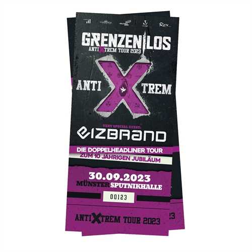 Hardticket Mnster, Sputnikhalle 30.09.2023, Eizbrand/Grenzenlos - AntiXtrem Tour